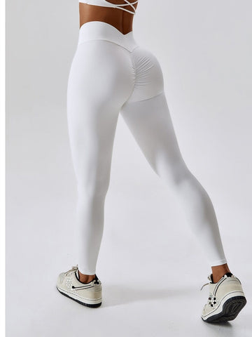 Legging Ceinture Vente Plat Push Up (Sans Couture) | Yogaova
