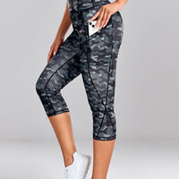 Legging Court Camouflage Poche | Yogaova