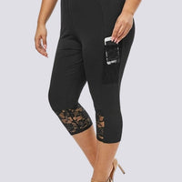 Legging Court Grande Taille (Poche) | Yogaova