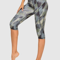 Legging Court Imprimé | Yogaova