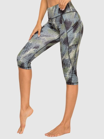 Legging Court Imprimé | Yogaova