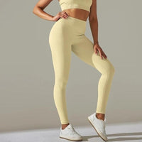 Legging et Soutien-Gorge Côtelé (Ensemble Sport) | Yogaova