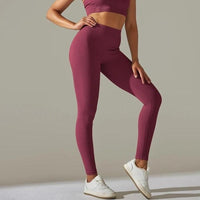 Legging et Soutien-Gorge Côtelé (Ensemble Sport) | Yogaova