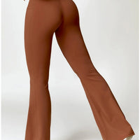Legging Evasé Ceinture Plissée - Tendance 2024 | Yogaova