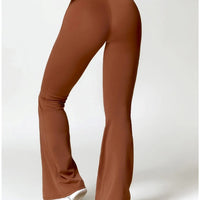 Legging Evasé Ceinture Plissée - Tendance 2024 | Yogaova