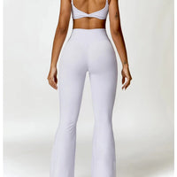 Legging Evasé Ceinture Plissée - Tendance 2024 | Yogaova
