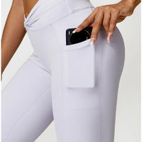 Legging Evasé Ceinture Plissée - Tendance 2024 | Yogaova