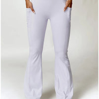 Legging Evasé Ceinture Plissée - Tendance 2024 | Yogaova