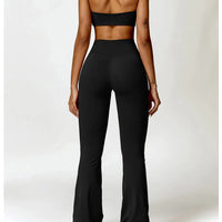Legging Evasé Ceinture Plissée - Tendance 2024 | Yogaova