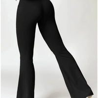 Legging Evasé Ceinture Plissée - Tendance 2024 | Yogaova