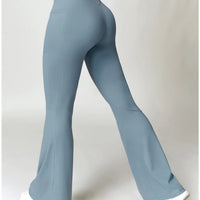 Legging Evasé Ceinture Plissée - Tendance 2024 | Yogaova