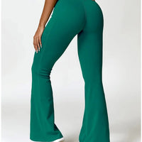 Legging Evasé Ceinture Plissée - Tendance 2024 | Yogaova