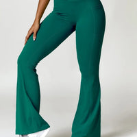 Legging Evasé Ceinture Plissée - Tendance 2024 | Yogaova