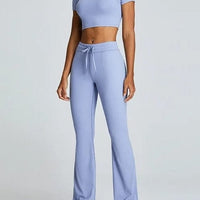 Legging Évasé Cordon de Serrage Sport | Yogaova