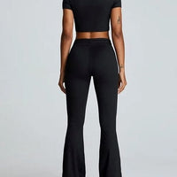 Legging Évasé Cordon de Serrage Sport | Yogaova