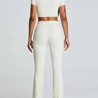 Legging Évasé Cordon de Serrage Sport | Yogaova