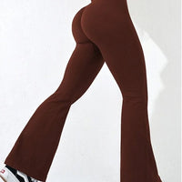 Legging Évasé Côtelé Taille Croisée Push Up | Yogaova