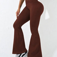Legging Évasé Côtelé Taille Croisée Push Up | Yogaova