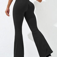 Legging Évasé Côtelé Taille Croisée Push Up | Yogaova