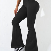 Legging Évasé Côtelé Taille Croisée Push Up | Yogaova