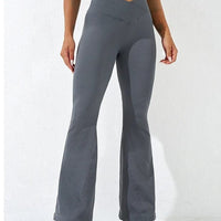 Legging Évasé Côtelé Taille Croisée Push Up | Yogaova