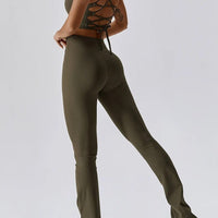 Legging Évasé Côtelé | Yogaova