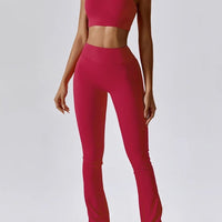 Legging Évasé Côtelé | Yogaova