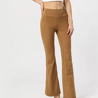 Legging Évasé Fendu Taille Haute | Yogaova