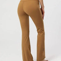 Legging Évasé Fendu Taille Haute | Yogaova