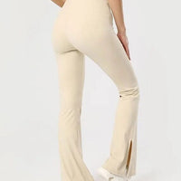 Legging Évasé Fendu Taille Haute | Yogaova