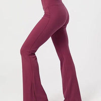 Legging Évasé Fendu Taille Haute | Yogaova