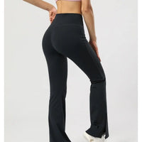 Legging Évasé Fendu Taille Haute | Yogaova