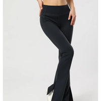 Legging Évasé Fendu Taille Haute | Yogaova