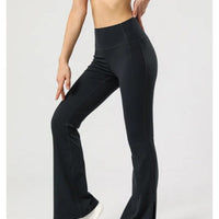 Legging Évasé Fendu Taille Haute | Yogaova