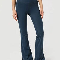 Legging Évasé Fendu Taille Haute | Yogaova