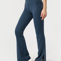 Legging Évasé Fendu Taille Haute | Yogaova