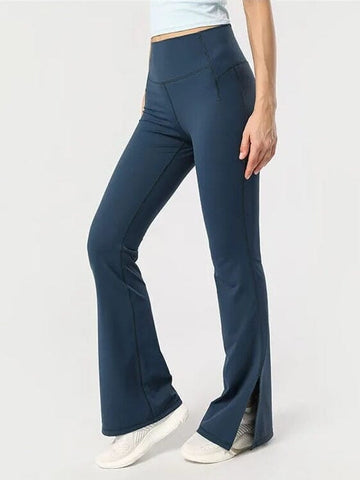 Legging Évasé Fendu Taille Haute | Yogaova
