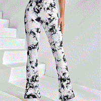 Legging Évasé Imprimé Tie Dye | Yogaova