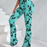 Legging Évasé Imprimé Tie Dye | Yogaova