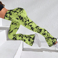 Legging Évasé Imprimé Tie Dye | Yogaova