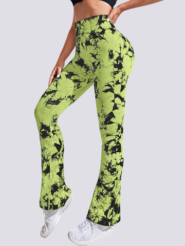Legging Évasé Imprimé Tie Dye | Yogaova