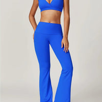 Legging Évasé Sans Couture Taille Haute | Yogaova