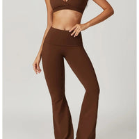 Legging Évasé Sans Couture Taille Haute | Yogaova