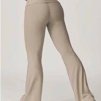 Legging Évasé Sans Couture Taille Haute | Yogaova