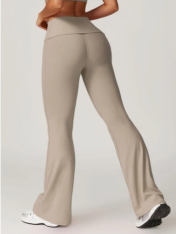 Legging Évasé Sans Couture Taille Haute | Yogaova