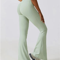 Legging Évasé Taille Croisée Sans Couture (Poche) | Yogaova