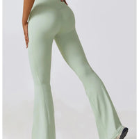 Legging Évasé Taille Croisée Sans Couture (Poche) | Yogaova