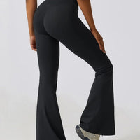 Legging Évasé Taille Croisée Sans Couture (Poche) | Yogaova