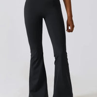 Legging Évasé Taille Croisée Sans Couture (Poche) | Yogaova