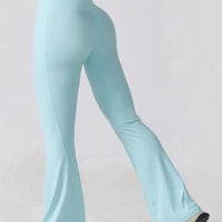 Legging Évasé Taille Croisée Sans Couture (Poche) | Yogaova